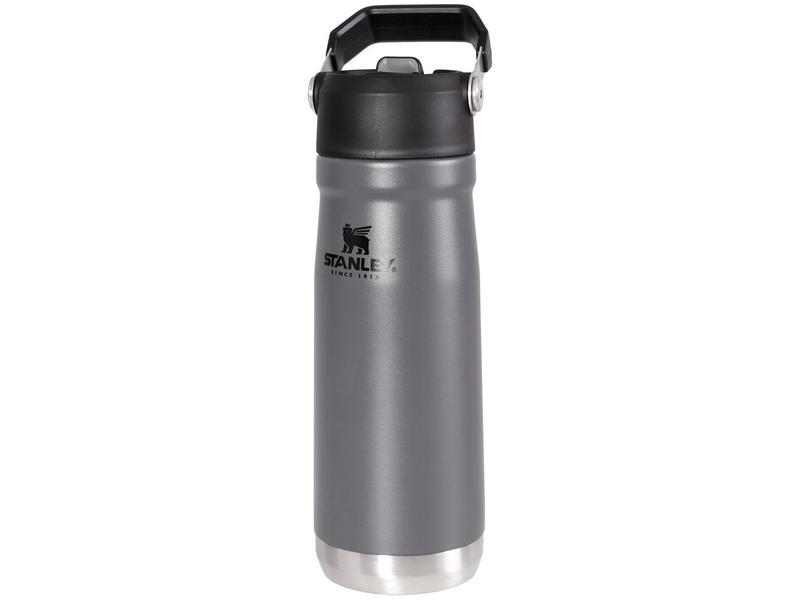 Garrafa termica stanley flip st charc cinza para academia